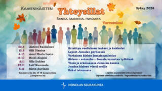 Yhteysillat syksy 2026