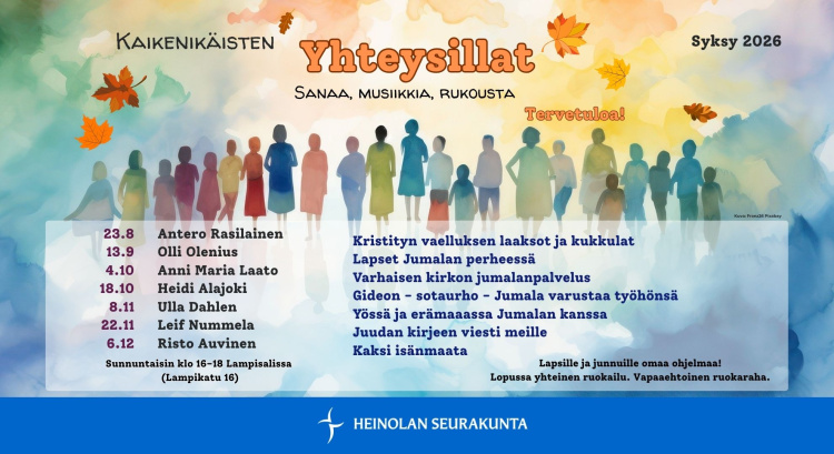 Yhteysillat syksy 2026