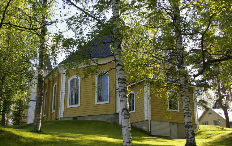 Heinolan kirkko kesällä
