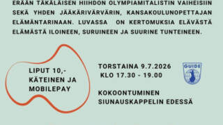 Torstaiopastus Heinolan uudella hautausmaalla mainos