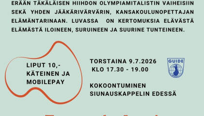 Torstaiopastus Heinolan uudella hautausmaalla mainos