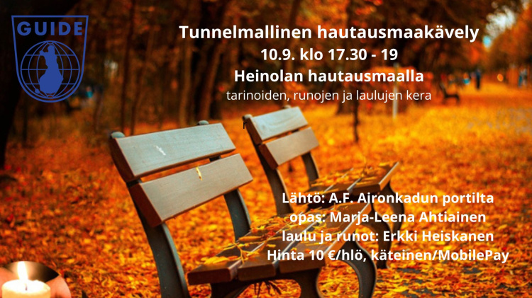 Tunnelmallinen hautausmaakävely